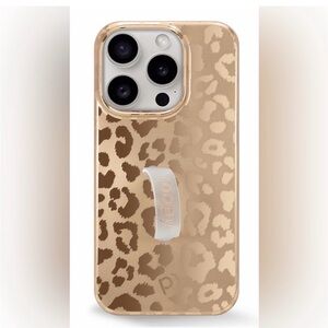 Loopy Gold Leopard Phone Case for IPhone 14 Pro